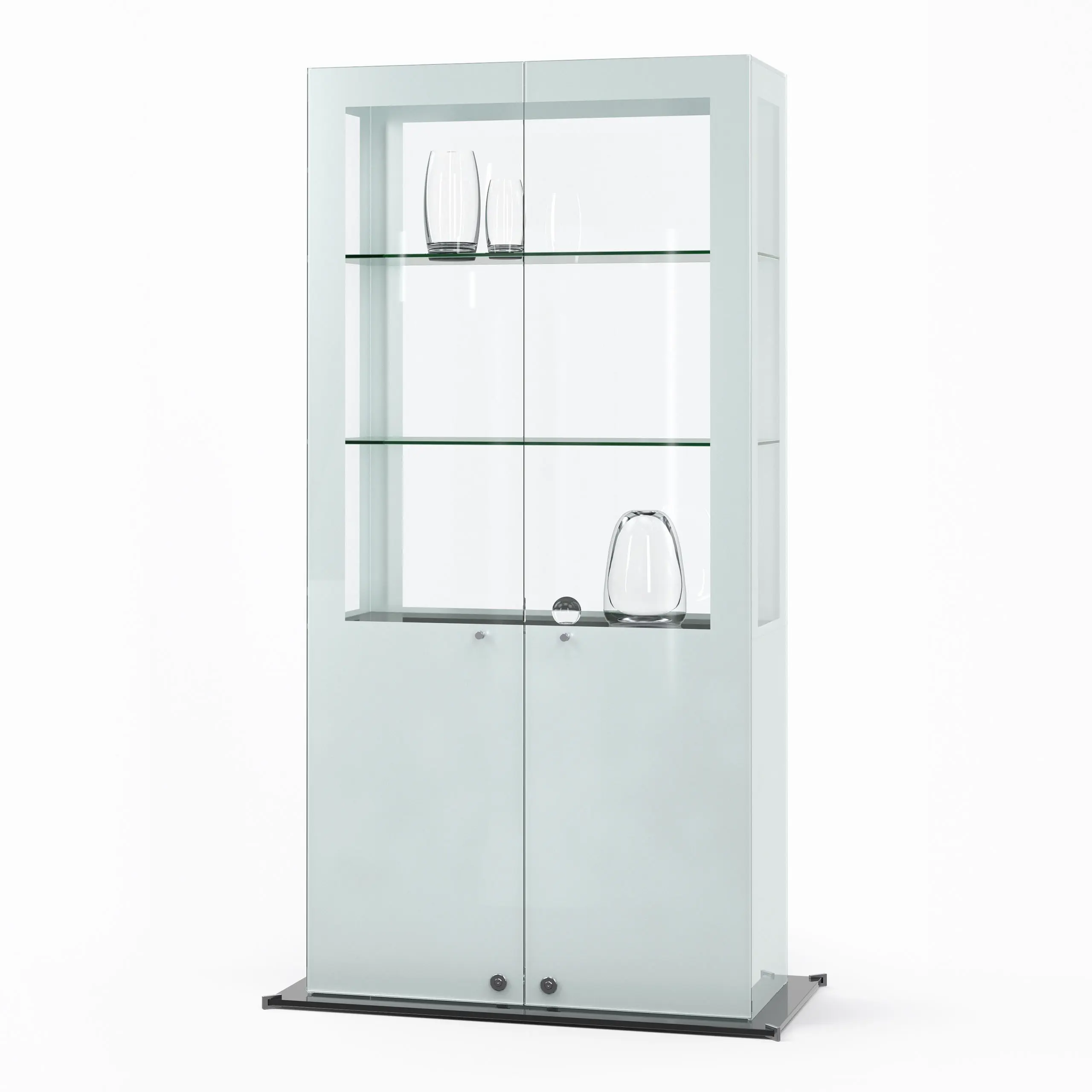 Schrankvitrine Ganzglas "SIGNUM WEISS | BIG STORY"